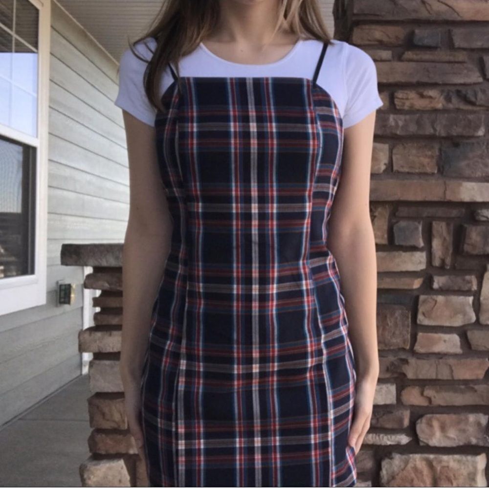 Urban Outfitters Plaid mini dress